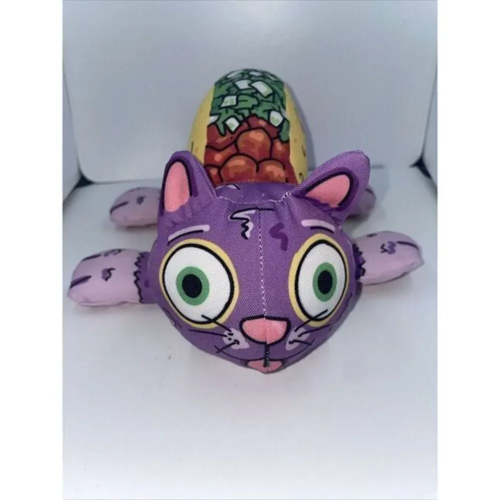 Fat Cat‎ Dawg Series Taco Cato Plush Squeaker Dog Toy